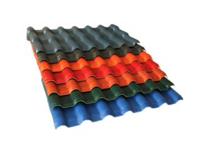 ASA Coated UV-Resistsnce Long Lifetime Colorful Residential House Spanish Apvc Roof Sheet