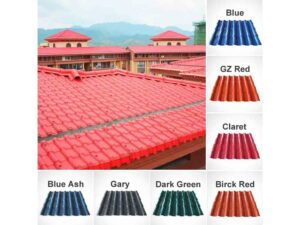 4 Layer ASA PVC Synthetic Resin Spanish Roof Sheet